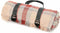 Picknickkleed Rood en Grijs Geruit - Gerecycled - Waterdicht - 120x150 cm - Tweedmill