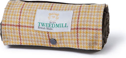 Picknickkleed Walker Geruit Tweed 390 Geel - Tweed - Waterdicht - 66 × 98cm - Tweedmill