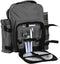 Picknickset DKD Home Decor 28,5 x 20 x 39 cm Donker grijs