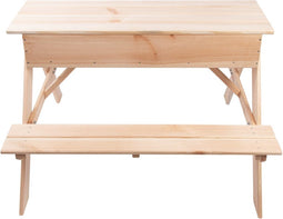 picknicktafel 2 in 1 met zandbak