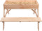 picknicktafel 2 in 1 met zandbak