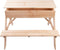 picknicktafel 2 in 1 met zandbak