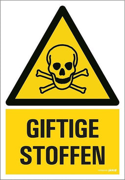 Pickup bord 23x33 cm Combinatie - Giftige stoffen