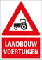 Pickup bord 23x33 cm Combinatie - Landbouw voertuigen