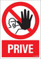Pickup bord 23x33 cm Combinatie - Prive