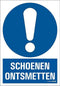 Pickup bord 23x33 cm Combinatie - Schoenen ontsmetten