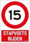 Pickup bord 23x33 cm Combinatie - Stapvoets rijden