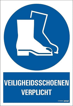 Pickup bord 23x33 cm Combinatie - Veiligheidsschoenen verplicht