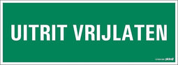 Pickup bord 33x12 cm - Uitrit vrijlaten