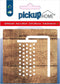Pickup Douche hout - 90x90 mm Pictogram Route Acryl