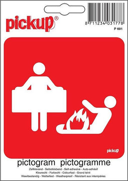 Pickup Pictogram 10x10 cm - Blusdeken
