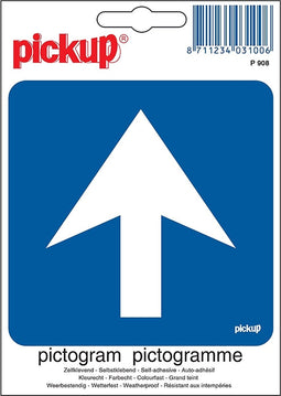 Pickup Pictogram 10x10 cm - Eenrichtingsverkeer