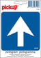 Pickup Pictogram 10x10 cm - Eenrichtingsverkeer