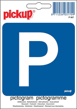 Pickup Pictogram 10x10 cm - Parkeren