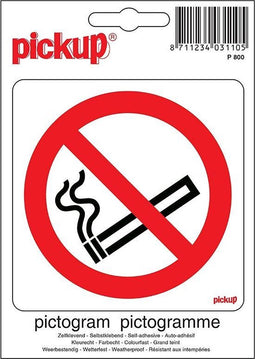 Pickup Pictogram 10x10 cm - Verboden te roken