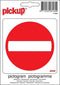 Pickup Pictogram 10x10 cm - Verboden toegang