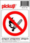 Pickup Pictogram 10x10 cm - Vuur open vlam Verboden