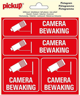 Pickup Pictogram 15x15 cm 4 op 1 - Camerabewaking
