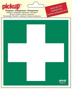 Pickup Pictogram 15x15 cm - Eerste hulp - conform ISO 7010