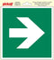 Pickup Pictogram 20x20 cm - Vluchtweg pijl recht