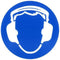 Pickup Pictogram rond diameter 15 cm - Oorbescherming dragen