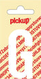 Pickup plakletter Nobel 120mm wit G - 31012120G
