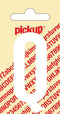 Pickup plakletter Nobel 120mm wit Q - 31012120Q
