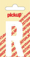 Pickup plakletter Nobel 120mm wit R - 31012120R
