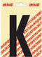 Pickup plakletter Nobel 120mm zwart K - 31002120K