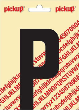 Pickup plakletter Nobel 120mm zwart P - 31002120P