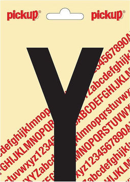 Pickup plakletter Nobel 120mm zwart Y - 31002120Y