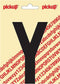 Pickup plakletter Nobel 120mm zwart Y - 31002120Y