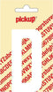 Pickup plakletter Nobel 90 mm wit D - 31012090D