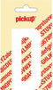 Pickup plakletter Nobel 90 mm wit D - 31012090D