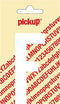 Pickup plakletter Nobel 90 mm wit F - 31012090F