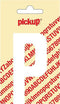 Pickup plakletter Nobel 90 mm wit P - 31012090P