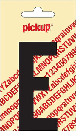 Pickup plakletter Nobel 90 mm zwart E - 31002090E
