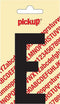 Pickup plakletter Nobel 90 mm zwart E - 31002090E