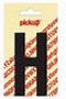 Pickup plakletter Nobel 90 mm zwart H - 31002090H