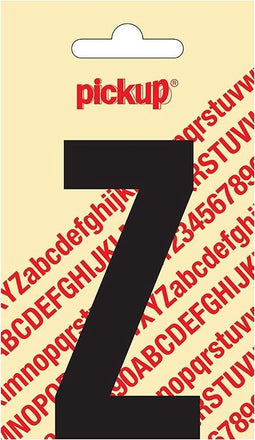 Pickup plakletter Nobel 90 mm zwart Z - 31002090Z