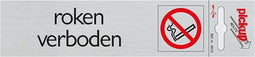 Pickup Route Alulook 165x44 mm - Roken verboden