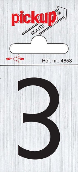 Pickup Route alulook 60x44 mm - cijfer 3
