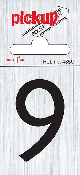 Pickup Route alulook 60x44 mm - cijfer 9