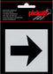 Pickup Route Alulook Alu Picto 80x80 mm - pijl