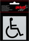 Pickup Route Alulook Alu Picto 80x80 mm - toegankelijk voor rolstoel