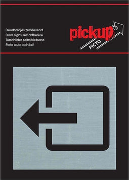 Pickup Route Alulook Alu Picto 80x80 mm - uitgang