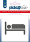 Pickup Slaapkamer wit - 90x90 mm Pictogram Route Acryl