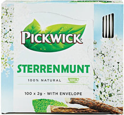 Pickwick - Thee sterrenmunt 100x2gr met envelop