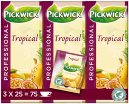 Pickwick - thee | tropische vruchten | pak van 25 zakjes