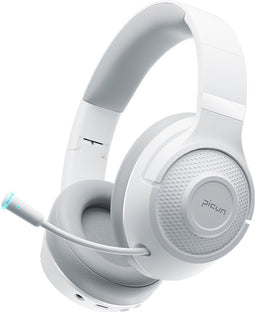 Picun BG-01 Gaming Headset - Draadloze Koptelefoons - Over ear - Dubbele modus (Bedrade/Bluetooth)- Multi platform - Wit